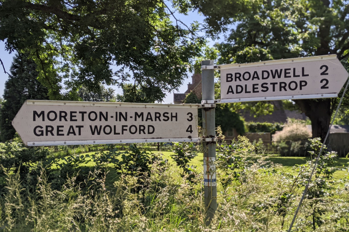 Cotswolds road signs
