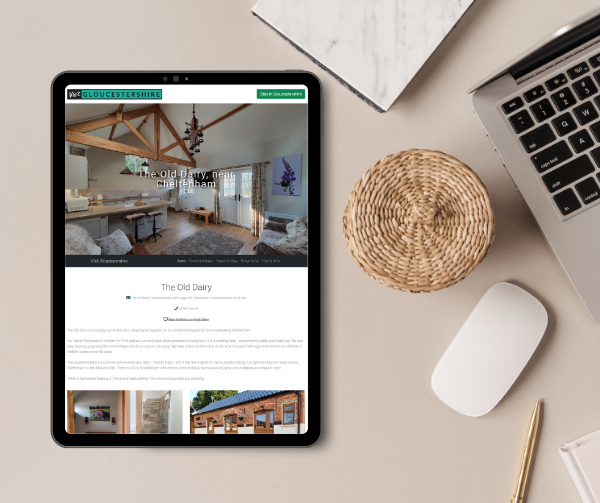 Join the Visit Gloucestershire website and promote your business to Gloucesterhire residents and visitors
