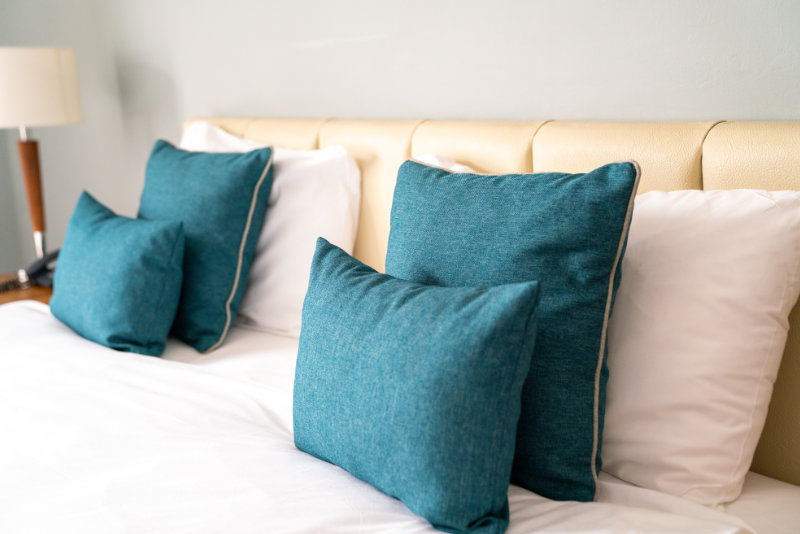 Soft furnishings at Thornbury Lodge